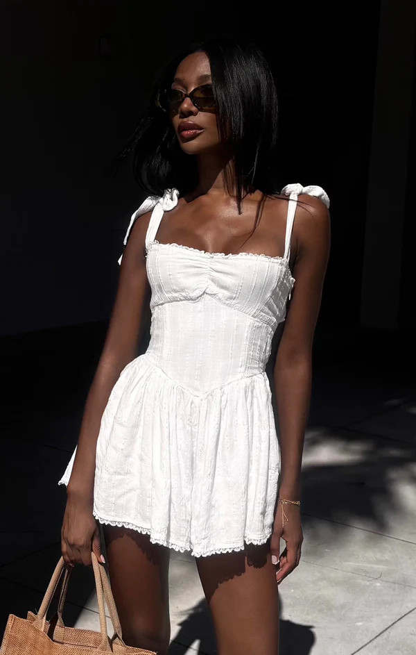 Regal Romper ~ White | Show Me Your Mumu