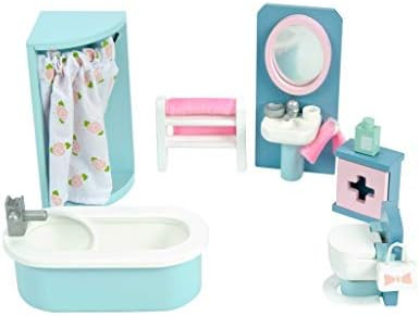 Le Toy Van - Daisylane Bathroom Premium Wooden Toys Dolls House Accessories |Playset For Doll Hou... | Amazon (US)