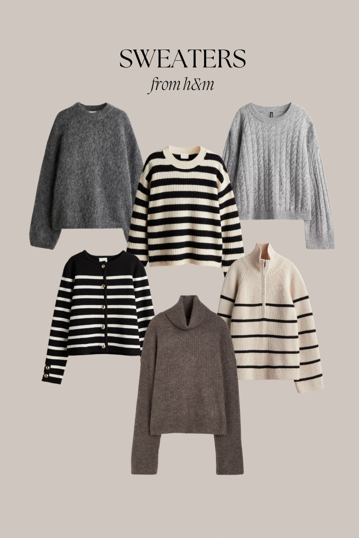 Affordable fall sweaters from h&m // fall outfitts

#LTKFindsUnder50 #LTKFindsUnder100 #LTKSeasonal