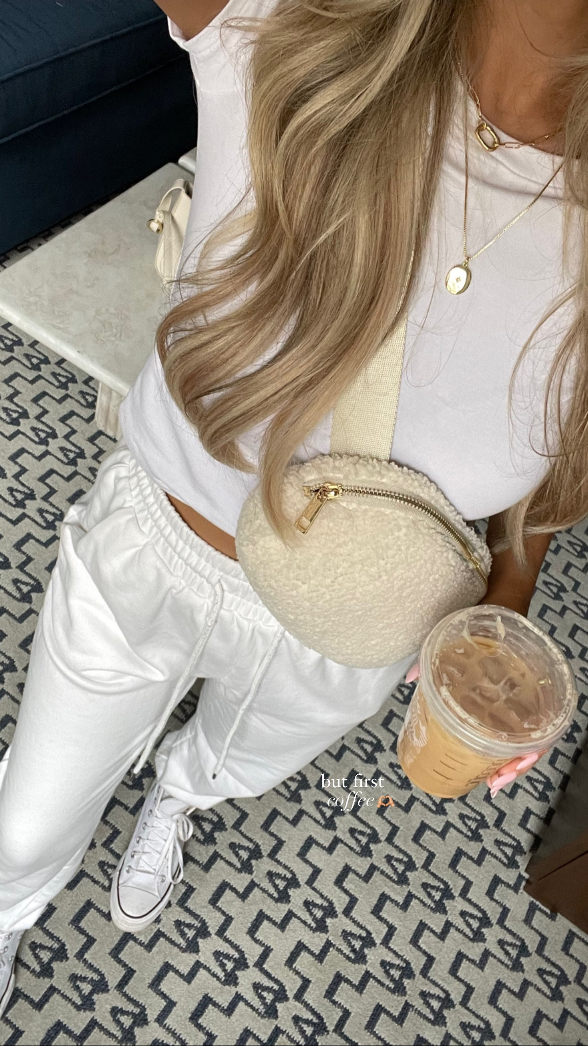 casual lounging + coffee run outfit in Chicago 🤍 baby tee is on sale and you can use code DENIMAF to save an extra 15% off!!! I wear an xs! 

#LTKsalealert #LTKunder50 #LTKSeasonal