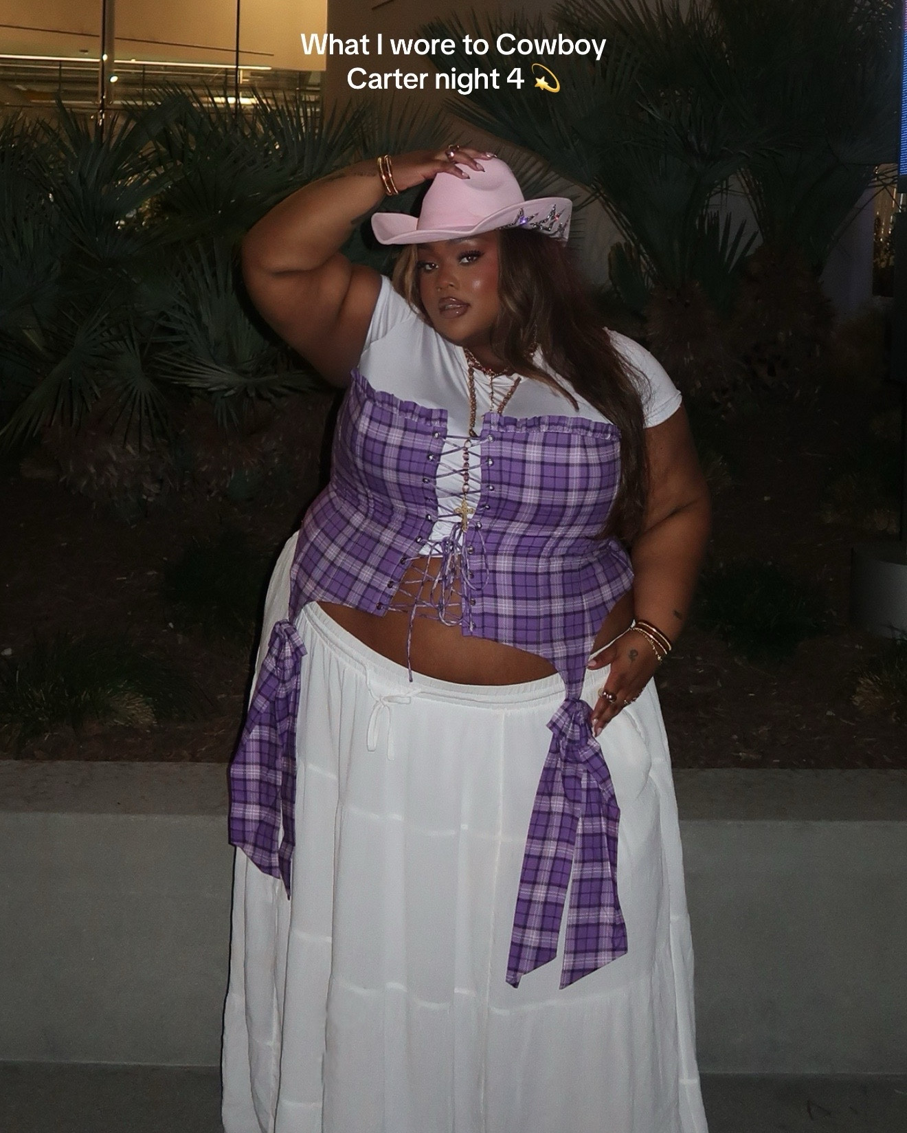 What I wore to cowboy Carter! Plus size concert outfits, western wear, plus size cowboy Carter inspo, plus size outfit ideas

#LTKShoeCrush #LTKStyleTip #LTKPlusSize