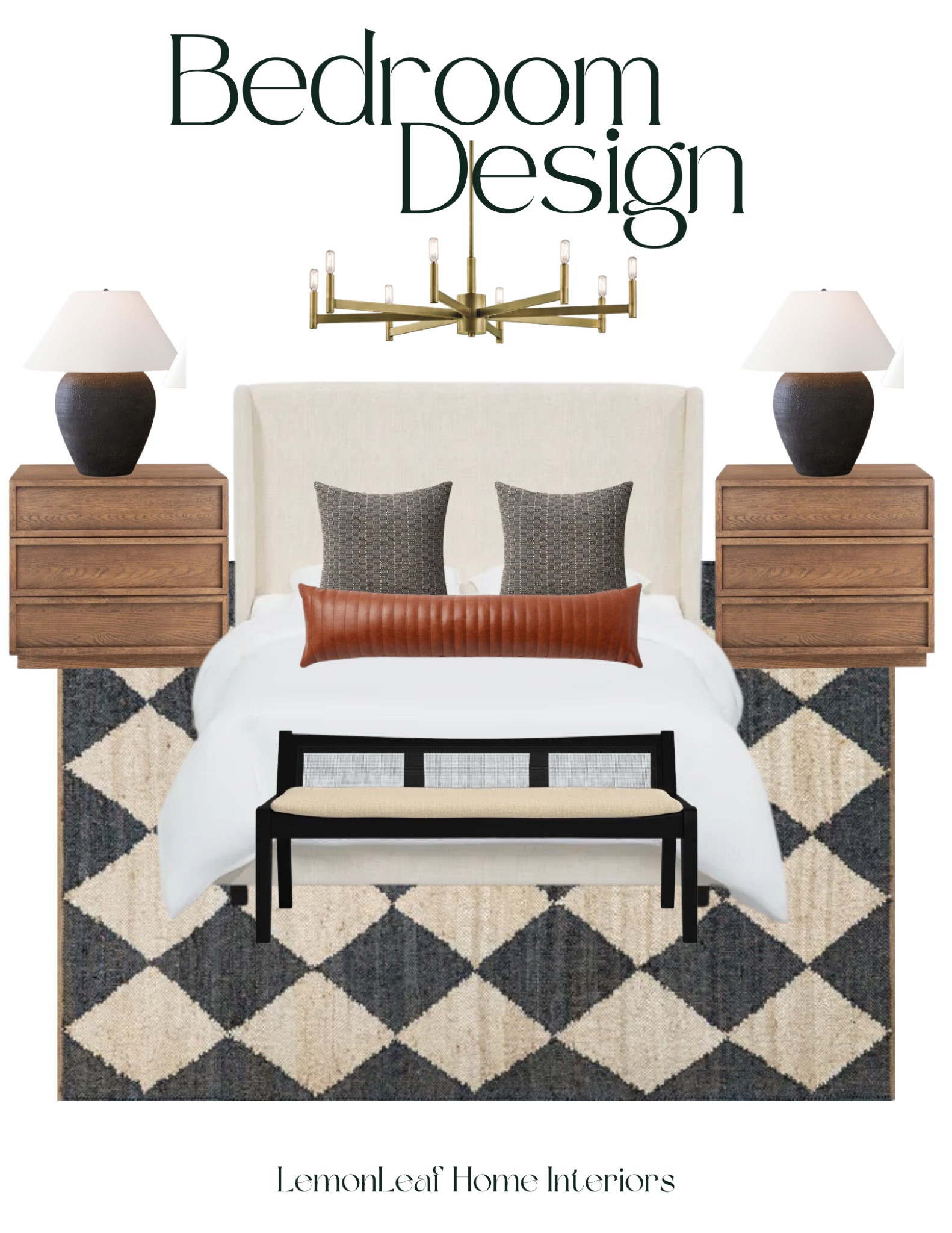 A pop of black is always a good idea! 
Bedroom design inspiration, bedroom furniture, rug, bench



#LTKhome #LTKstyletip #LTKsalealert