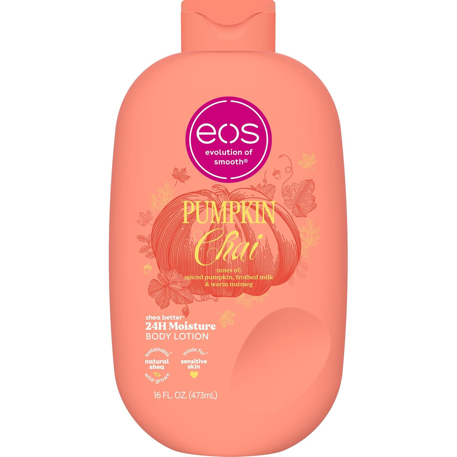eos Pumpkin Chai Shea Better Body Lotion - 24H Moisture, 16 fl oz | Amazon (US)