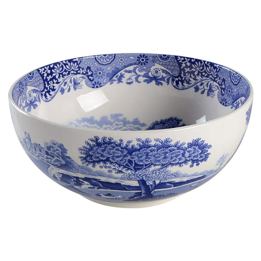 Blue Italian (Camilla, Newer) 10" Round Deep Bowl by Spode | Replacements