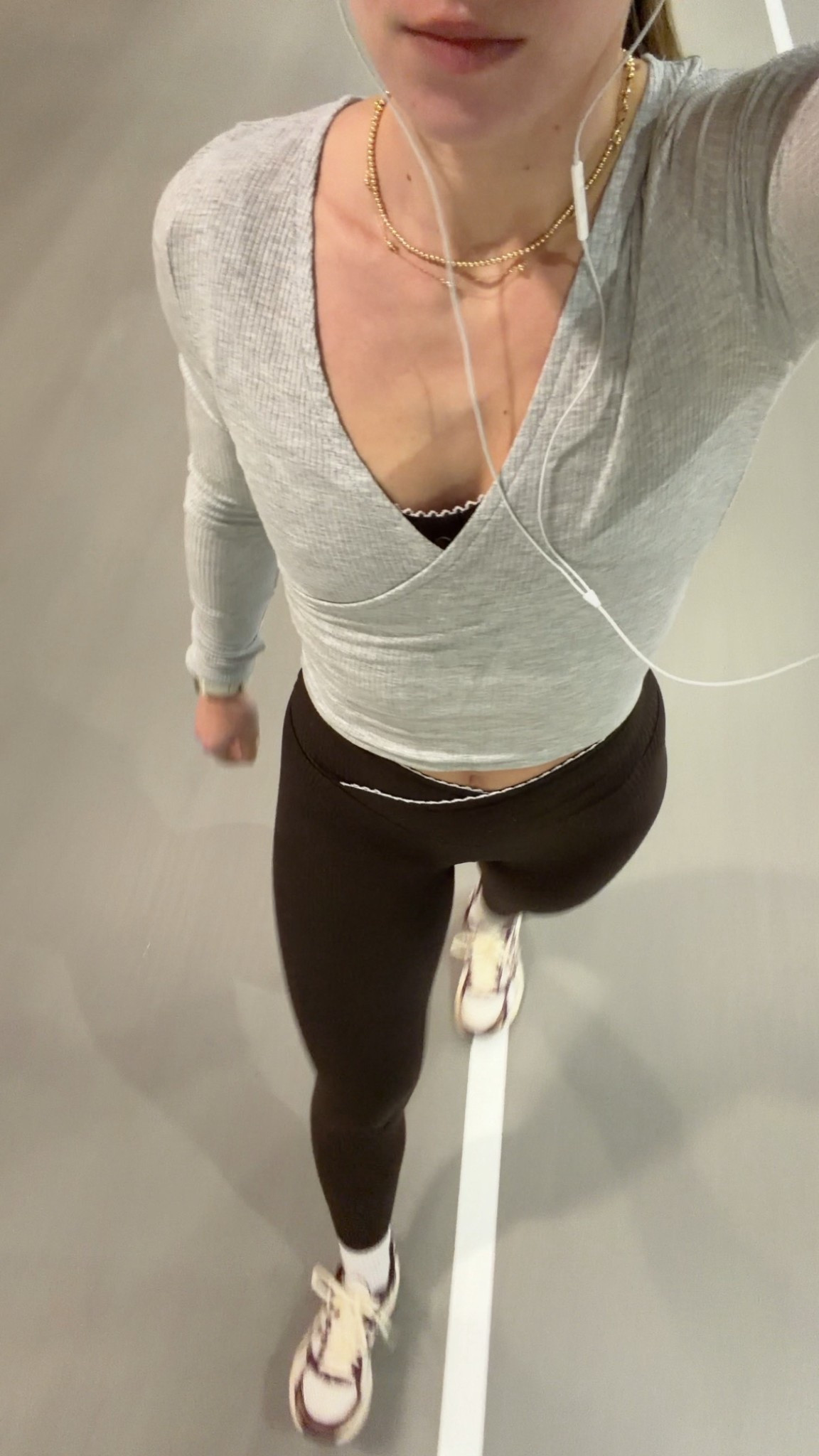 2/15/26 Workout outfit of the day 🏋🏽‍♀️

Wearing my Aerie ribbed brown workout set (so flattering + comfy), layered with the gray Aerie wrap top, and my Asics sneakers. Easy training look that feels put together but still super functional.

#LTKfitnessgoals #LTKselfcare #LTKActive