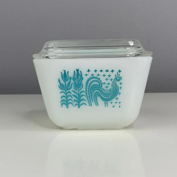 Vintage Pyrex Butterprint Refrigerator Dish 501  1 1/2 Pint - Etsy | Etsy (US)