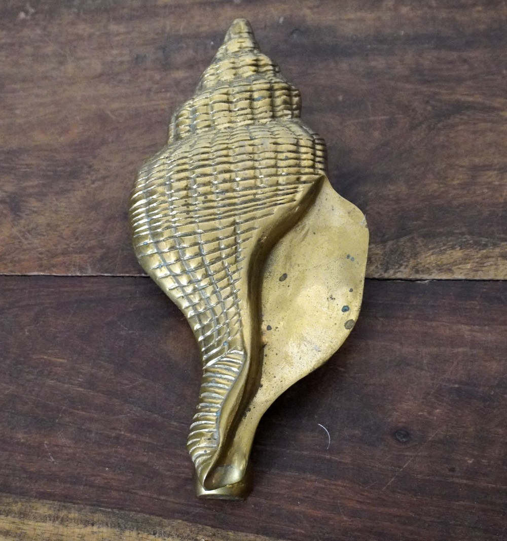 Vintage Brass Conch Sea Shell 7" Door Knocker - Free Shipping | eBay US