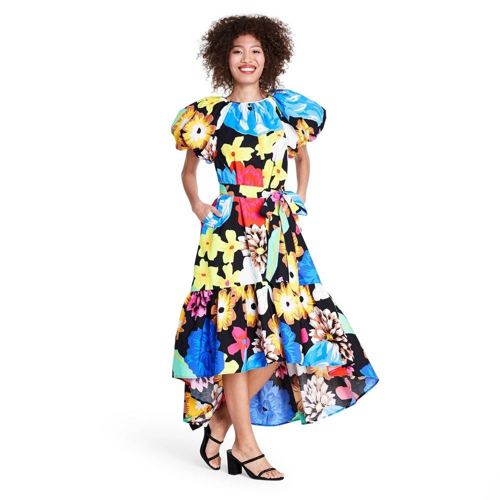 Floral Puff Sleeve High-Low Dress - Christopher John Rogers for Target M | Target