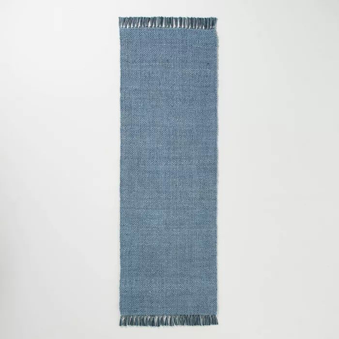 Solid Jute Area Rug Faded Blue - Hearth & Hand™ with Magnolia | Target