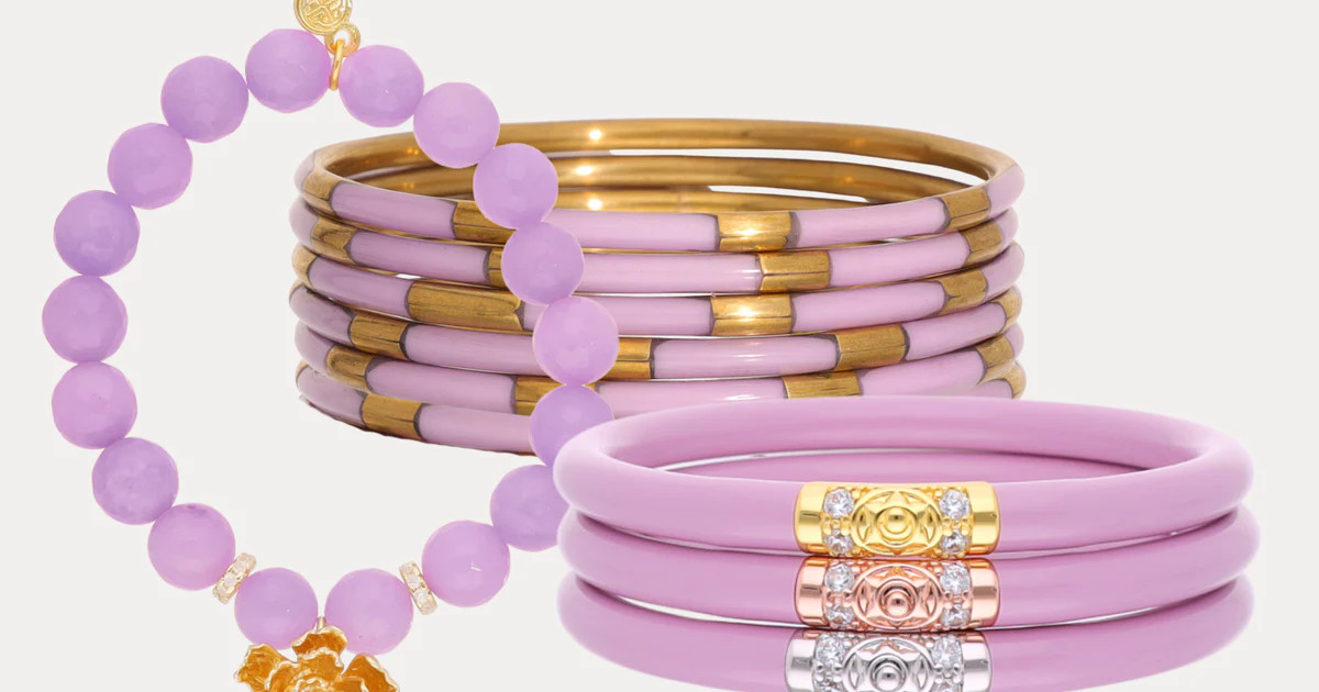 The Lilac Bangle Bracelet Bundle | BuDhaGirl