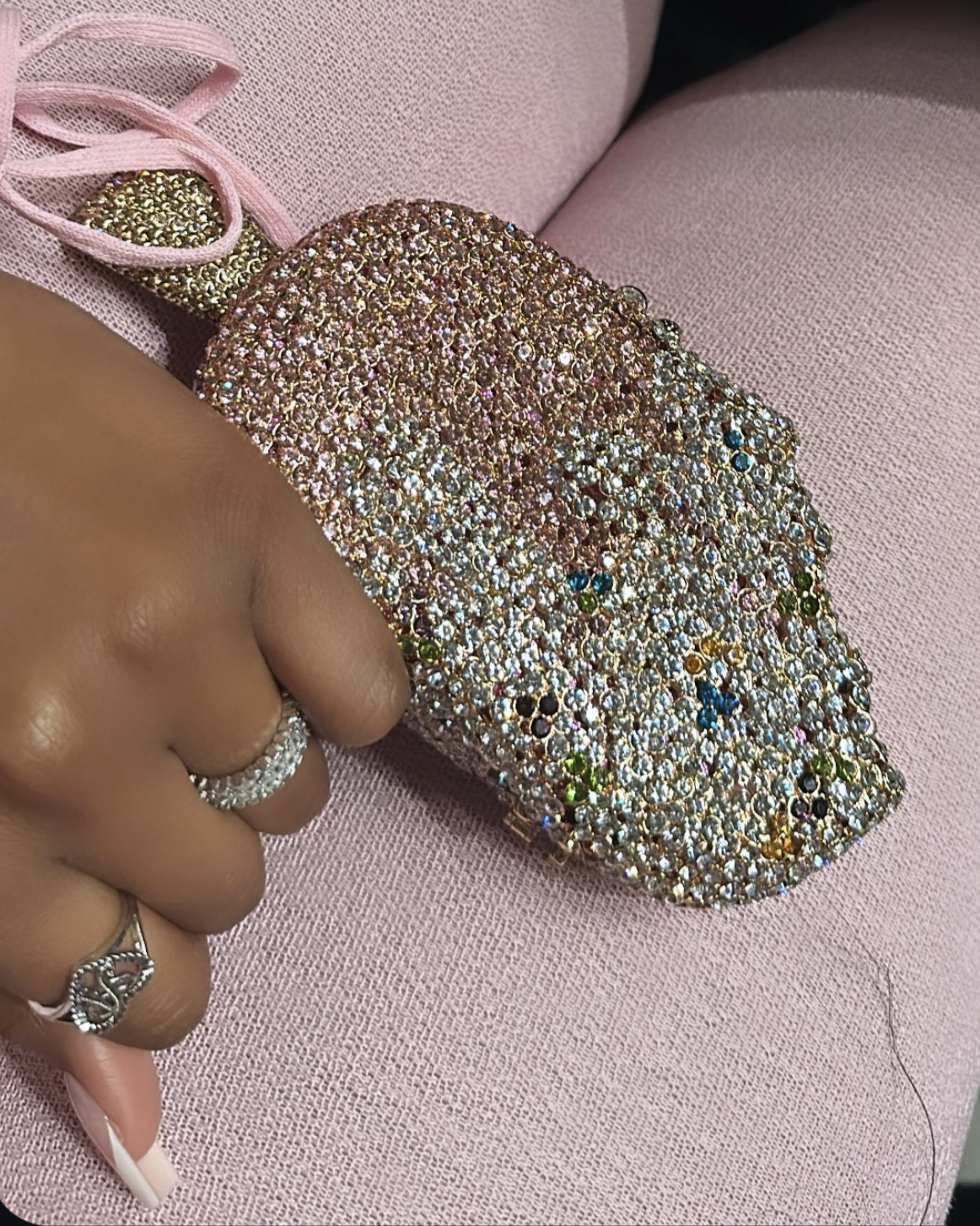 this clutch bag is so cute definitely my favorite🎀💕✨ i wore it to the Nicki Minaj concert! 

#LTKStyleTip #LTKItBag #LTKSummerEdit