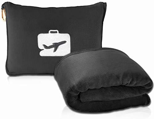 EverSnug Travel Blanket and Pillow - Premium Soft 2 in 1 Airplane Blanket with Soft Bag Pillowcas... | Amazon (US)