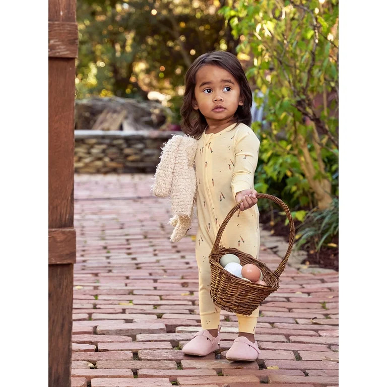 Modern Moments by Gerber Toddler Neutral Super Soft Easter One-Piece Pajama, Sizes 12 Months-5T | Walmart (US)