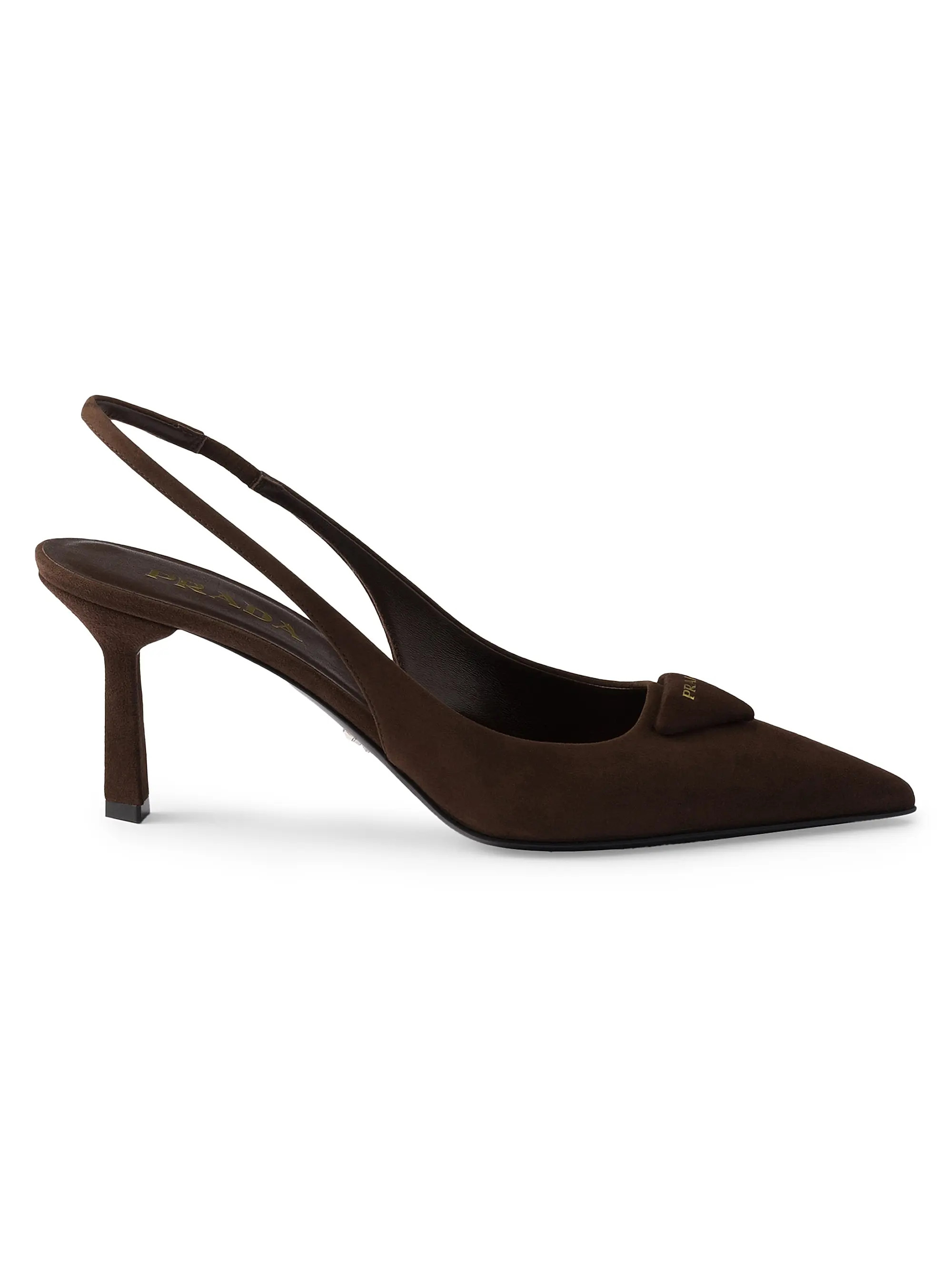 Suede 75MM Slingback Pumps | Saks Fifth Avenue