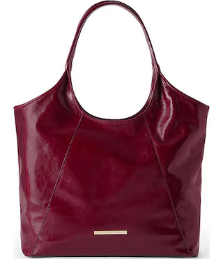 BRAHMIN Galloway Collection Cherry Lacquer Iona Tote Bag | Dillard's | Dillard's