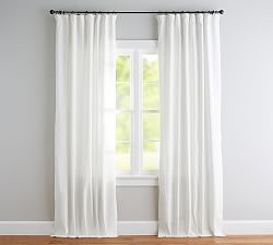 Emery Linen Blackout Curtain | Pottery Barn (US)