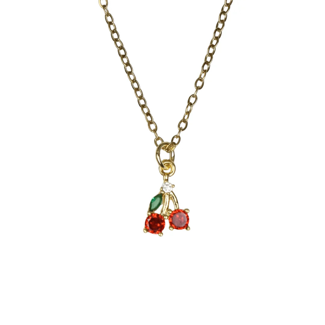 Mini Cherries Necklace - Ahava J | Ahava Jewels