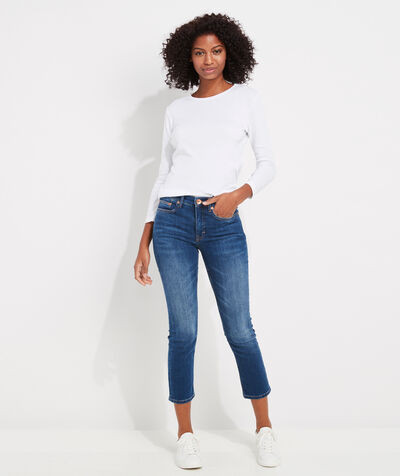 Straight Crop Jamie High-Rise Jeans | vineyard vines