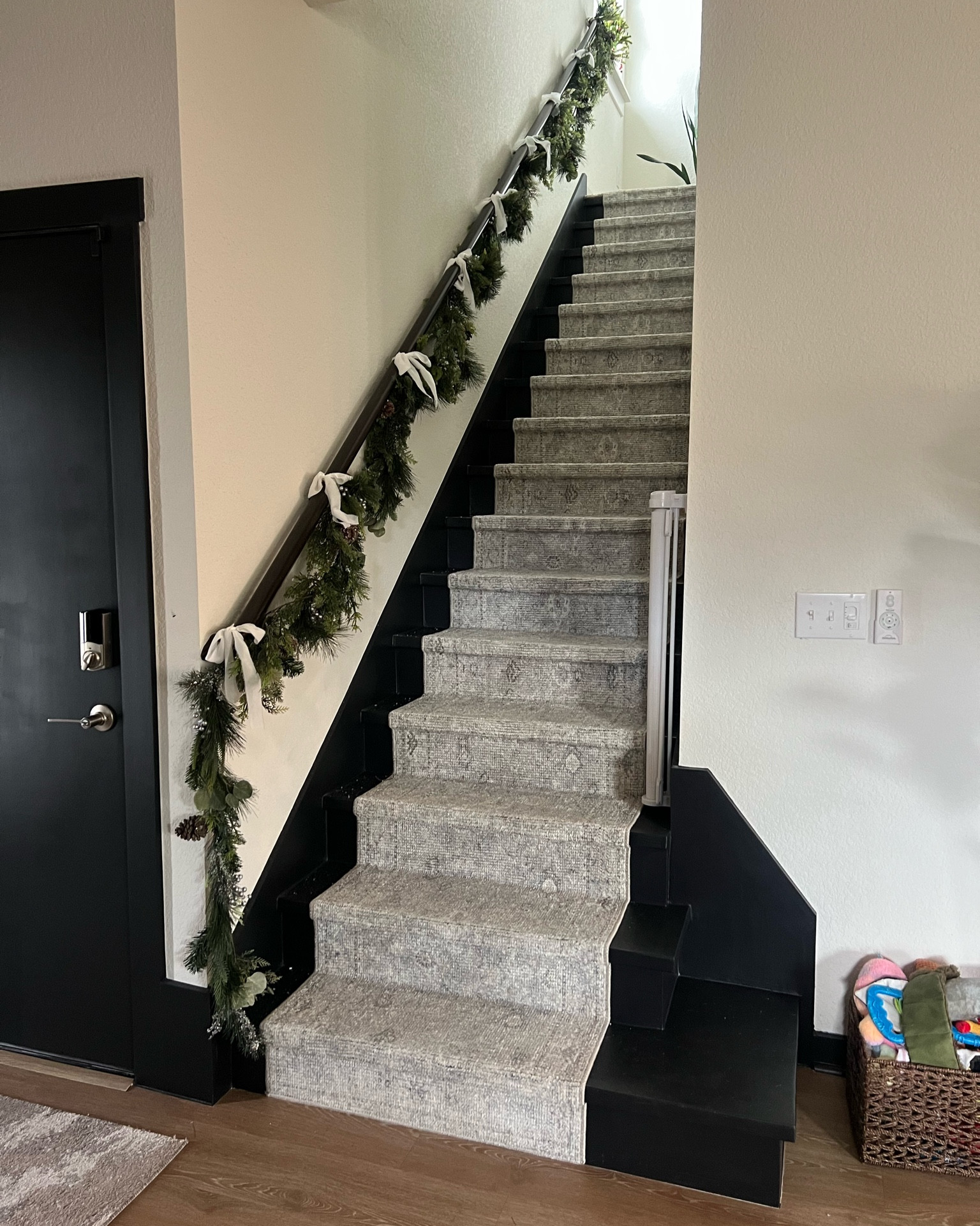Here’s how I styled my holiday garland from Michael’s for Christmas 🎄I wrapped the garland I got last year together with what I got this year and used jute and ribbon leftover from my wedding dress to add these pretty white bows. I added some little nails along the bottom of the handrail to stop it from slipping since I wanted to do arches. 

I used 4 6ft. Shimmery Juniper Garland by Ashland and 4 6ft. Silver Berry Garland by Ashland

#LTKHoliday #LTKfindsunder100 #LTKSeasonal