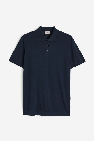 Slim Fit Silk-blend Polo Shirt | H&M (US + CA)