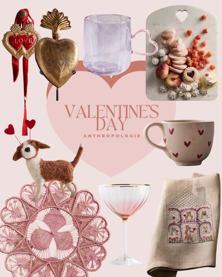 Anthropologie Valentine’s Day 

Anthropologie home decor, anthro living, heart medallion, brass heart, Valentine’s Day dog, heart placemat, Valentine’s Day placemat, pink coupe glass, waterfall coupe glass, Valentine’s Day dish towel, heart mug, Valentine’s Day mug, heart serving board, marble serving board, glass mug 

#LTKSeasonal #LTKhome #LTKfindsunder100