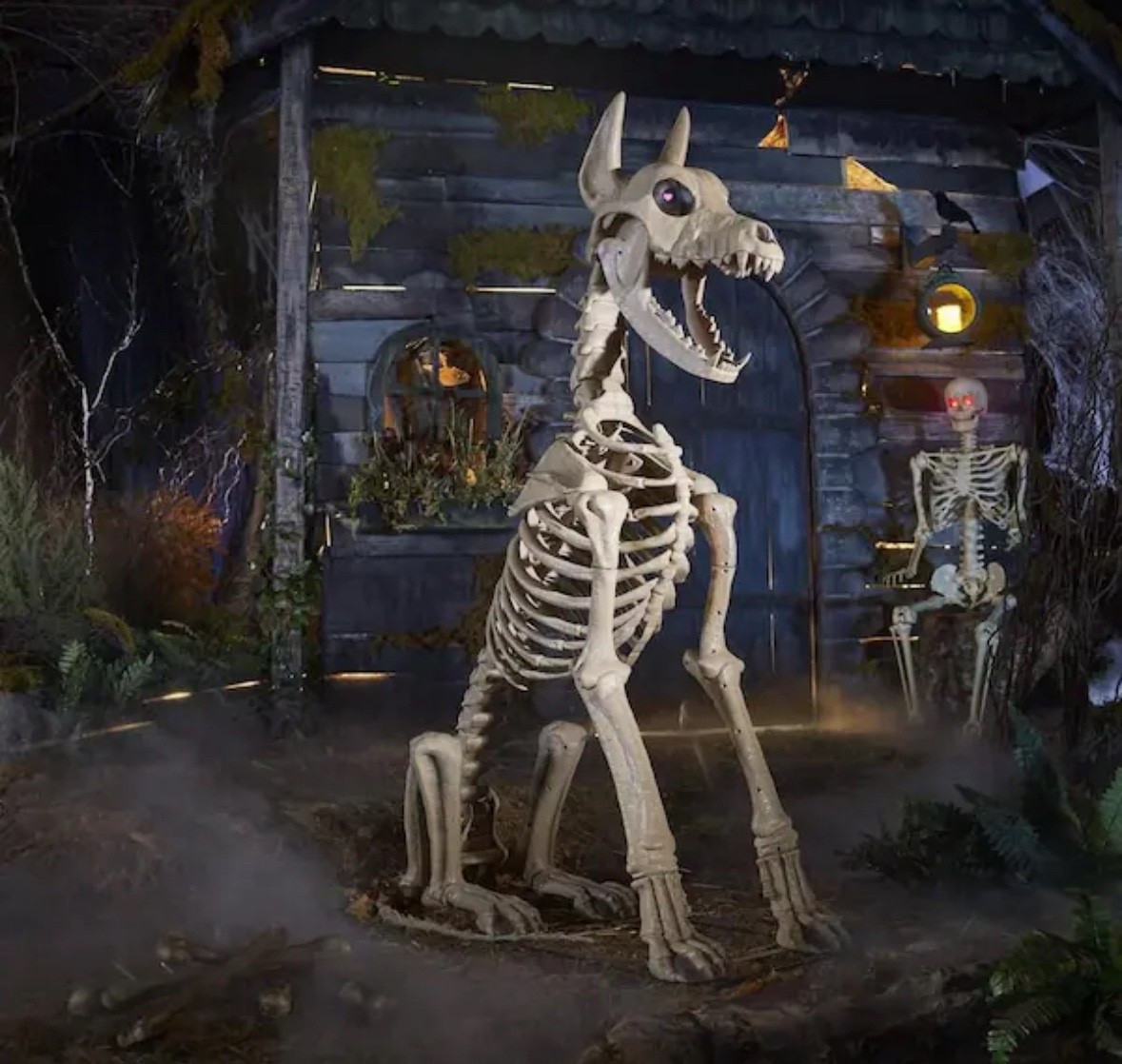Of course the 12 foot skeleton needs a best friend!! There is a sitting and standing dog option and for you cat lovers out there 🐈‍⬛ there’s a giant cat skeleton as well
Happy Halloween 🎃 
#halloweendecor #halloween #halloweenparty

#LTKFamily #LTKSeasonal #LTKPets