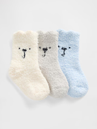 Baby Cozy Bear Socks (3-Pack) | Gap (US)