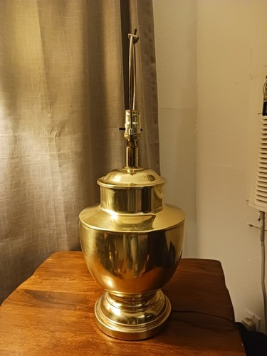 vintage brass ginger jar table lamp Hollywood Regency Style mid century | eBay US
