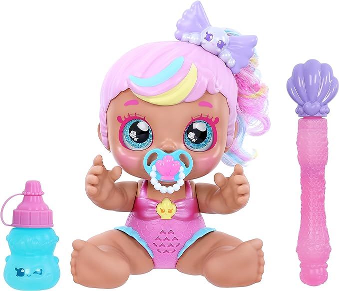 Kindi Kids Electronic 6.5" Doll and 2 Accessories - Poppi Pearl Bubble 'N' Sing | Amazon (US)