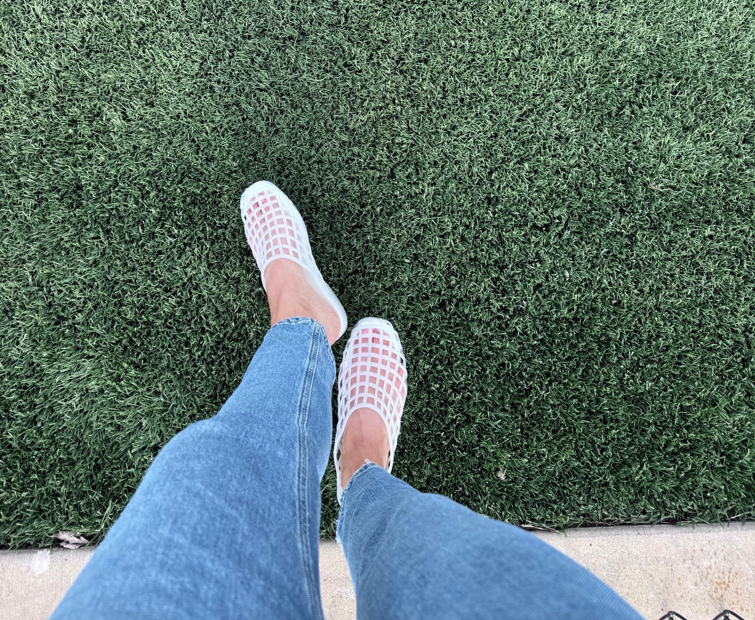 Jelly shoes
Slip ons

#LTKootd #LTKSeasonal