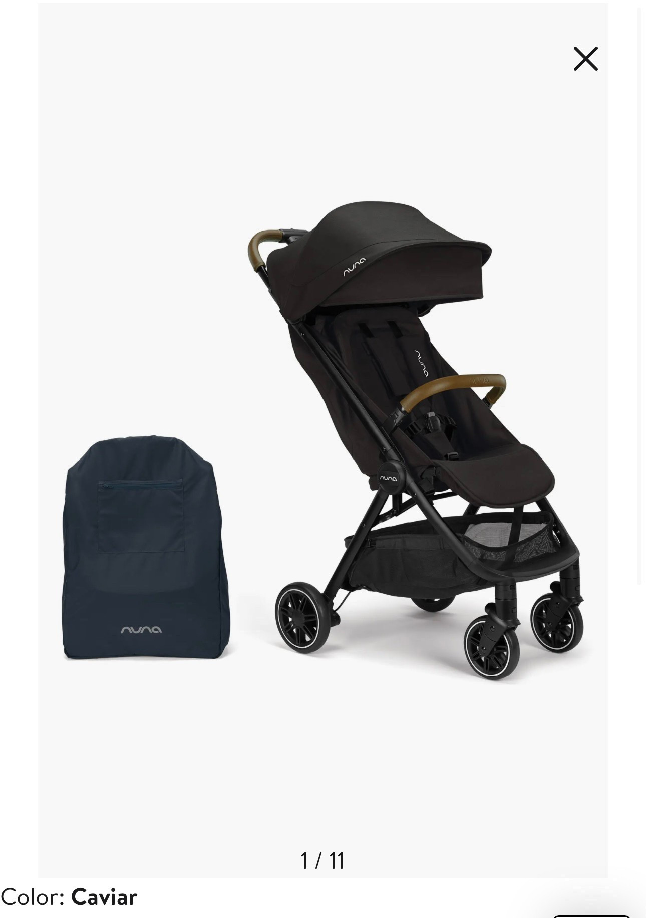 Nuna TRVL™ Lightweight Stroller on Sale 🖤 love the one hand fold and compactness of this one. Perfect for frequent travelers! #nunatrvl #lightweight stroller 

#LTKKids #LTKSaleAlert #LTKBaby