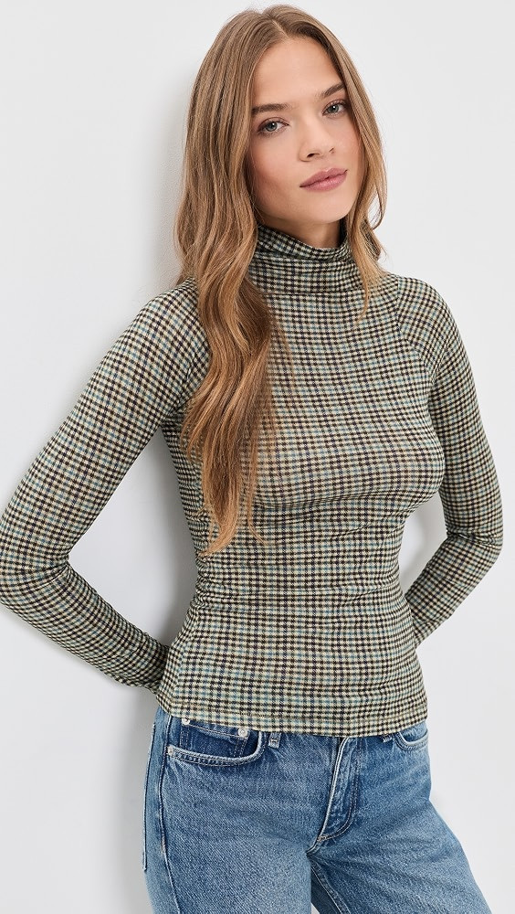 Shaw Paneled Long Sleeve Turtleneck Tee | Shopbop