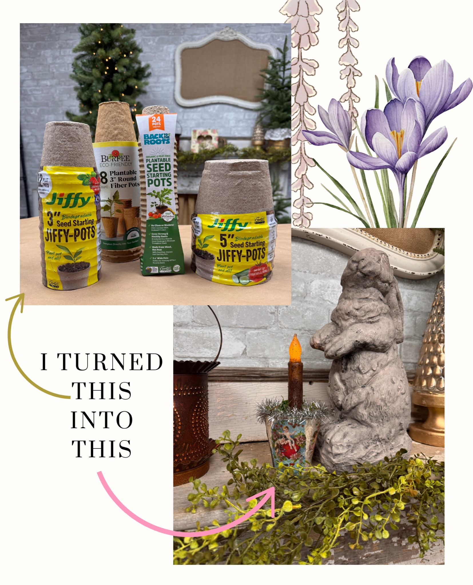 I got creative with these jiffy pots from Walmart! It was so fun to get creative with them! 

#LTKSaleAlert #LTKFindsUnder50 #LTKHome