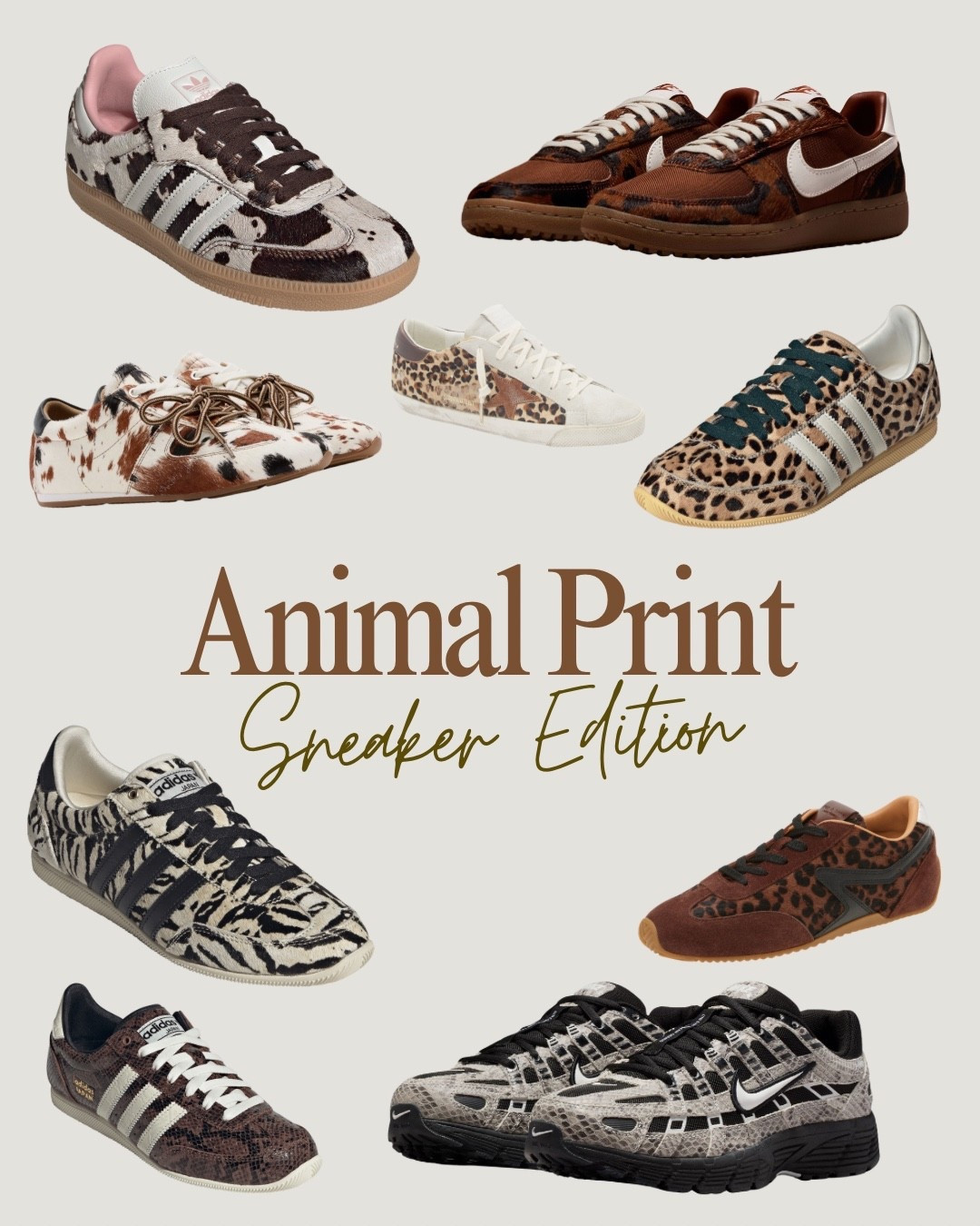 Cute sneakers, animal print edition 🖤 the endless outfits I could put together with these 😍 

#LTKootd #LTKgrwm #LTKU