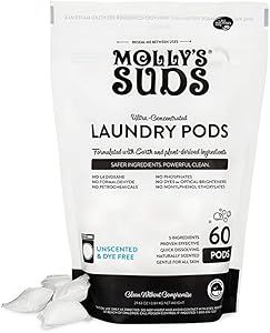 Molly's Suds Laundry Detergent Pods | Natural Detergent for Sensitive Skin | Ultra Concentrated a... | Amazon (US)