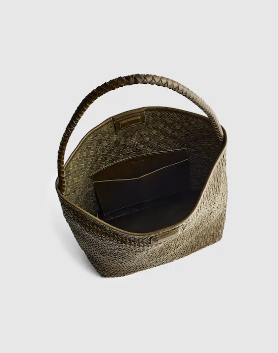 The Signature Woven Bucket Bag | Madewell