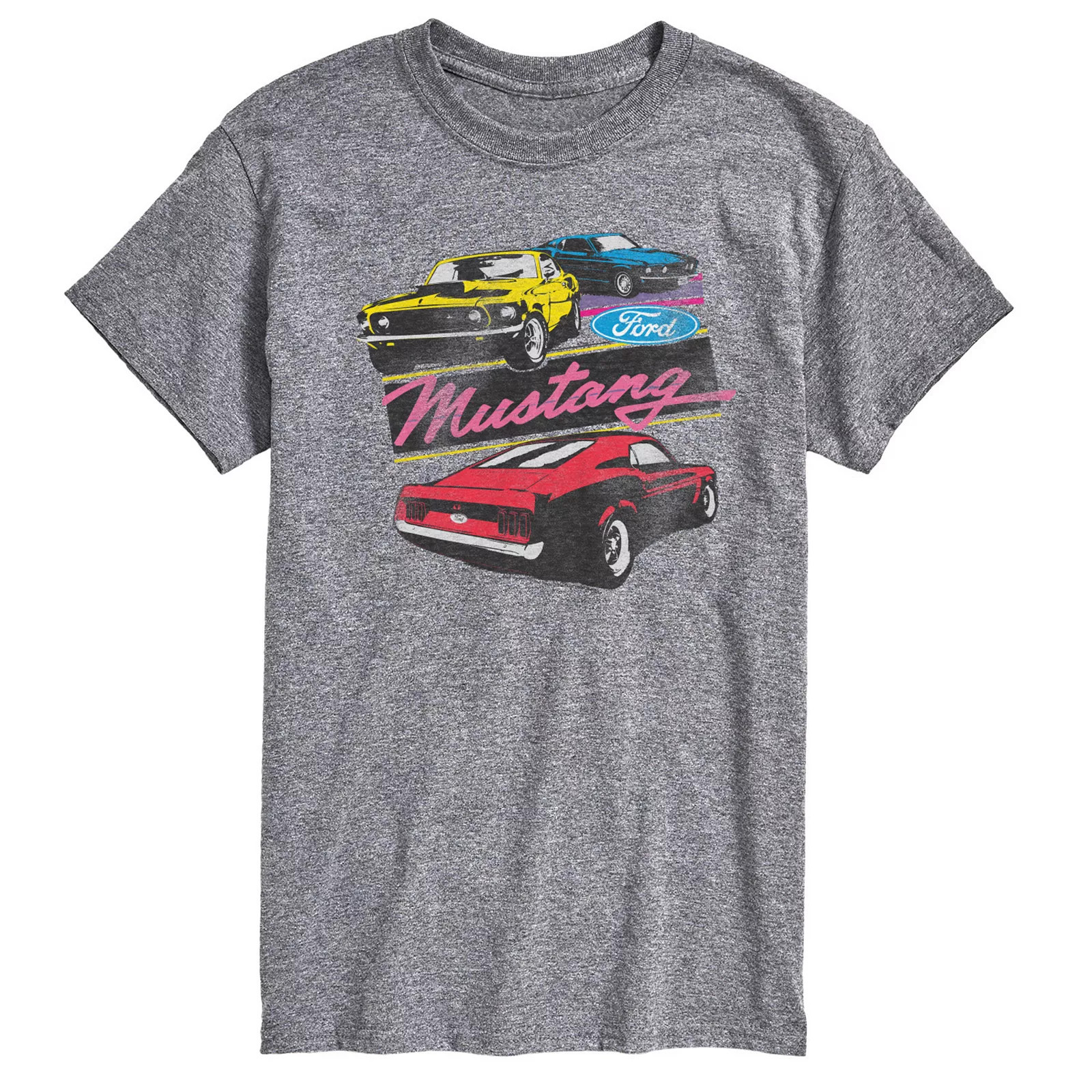 Big & Tall Ford Mustang Vintage Graphic Tee, Men's, Size: 3XL, Grey Gray | Kohl's