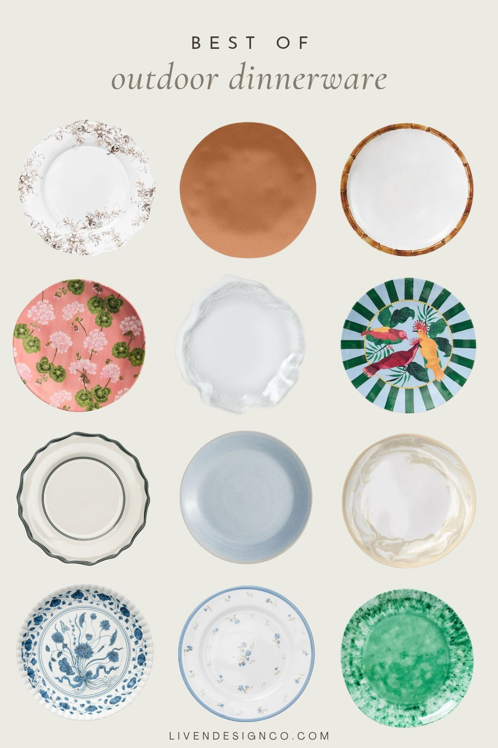 Outdoor dinnerware. Melamine plates. Outdoor dining. Summer entertaining. 

#LTKSeasonal #LTKHome #LTKSaleAlert