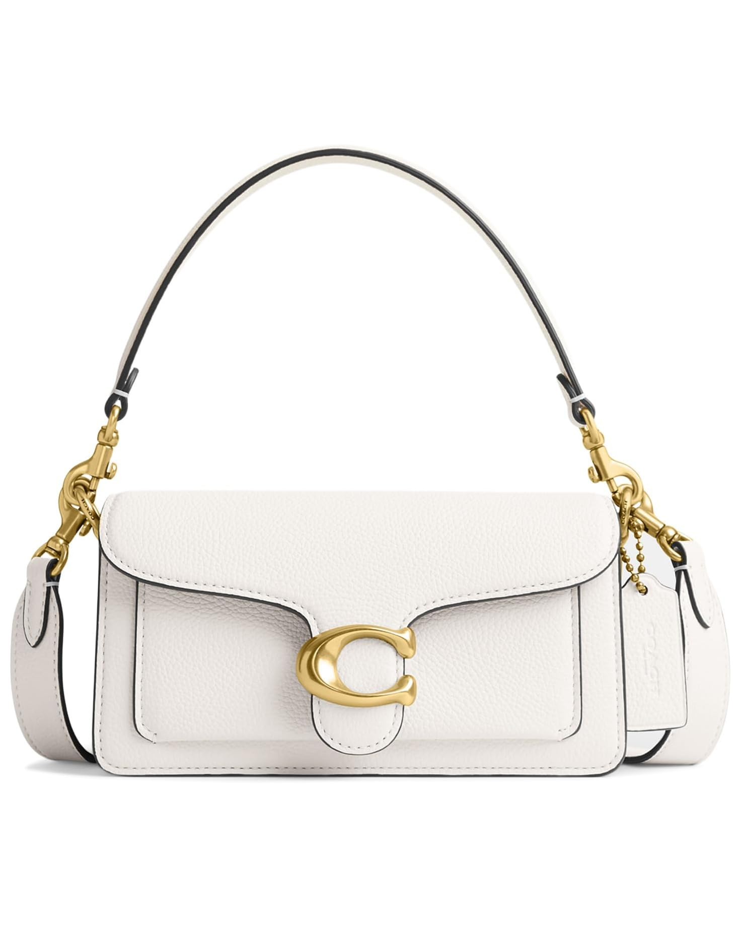 Polished Pebble Leather Tabby Shoulder Bag 20 | Zappos