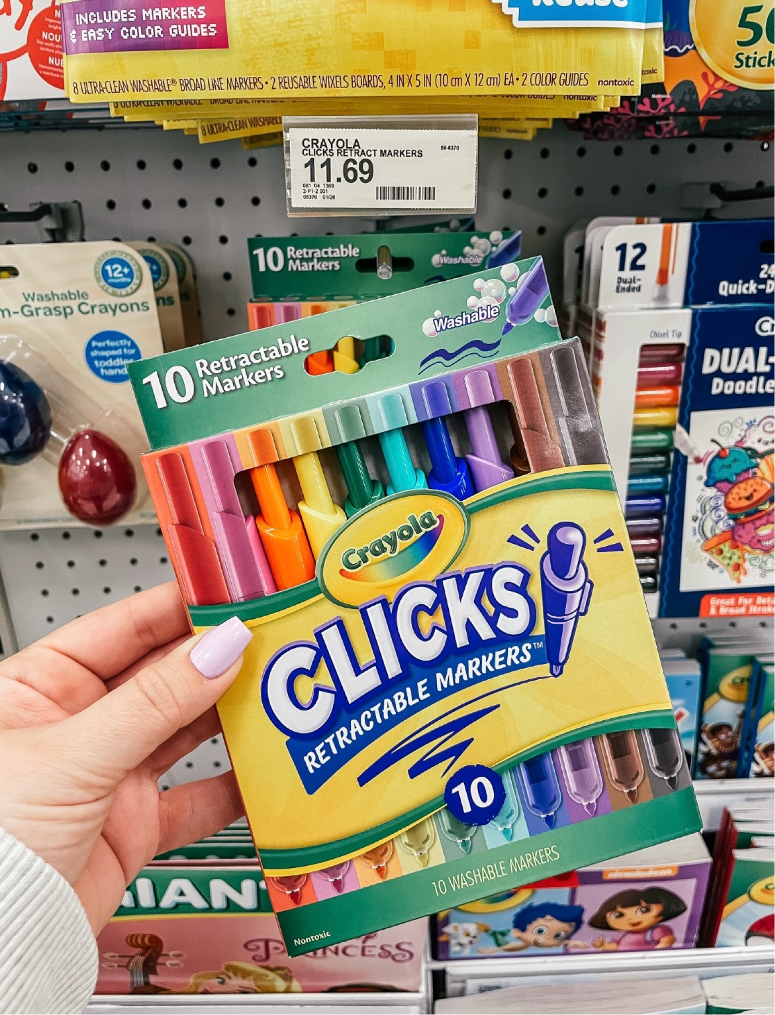 Crayola Clicks come in 10 beautiful colors & are so convenient for people who lose caps, like me! These are great to use in your classroom- I especially like them for mini anchor charts! 

#targetteachers #targetfinds #crayola 

#LTKfindsunder50 #LTKkids #LTKxTarget