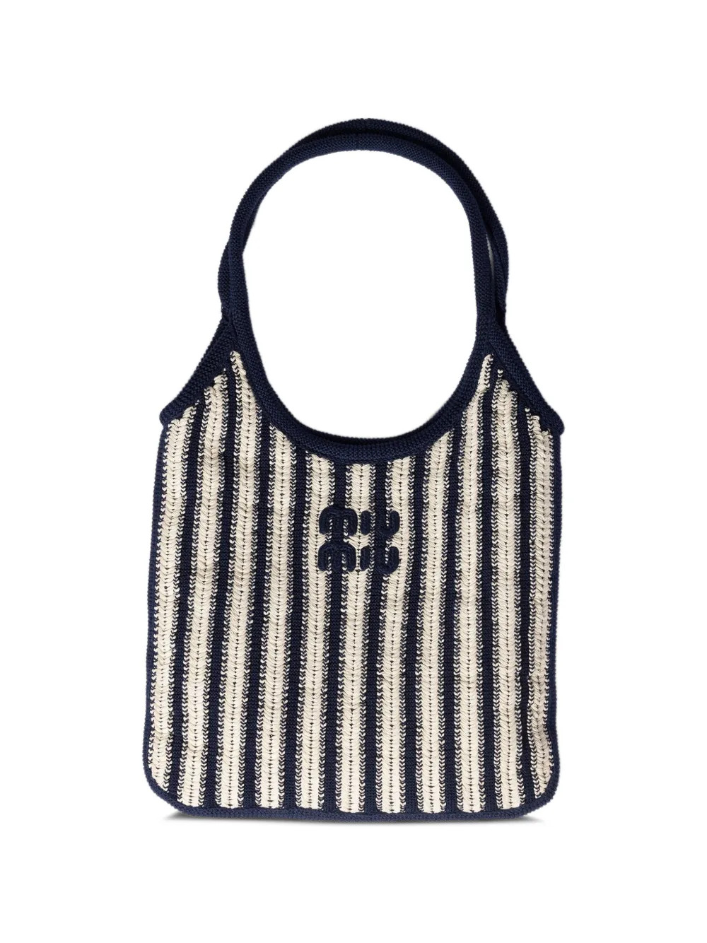 Miu Miu Ivy Crochet Bag | Blue | FARFETCH IE | Farfetch Global