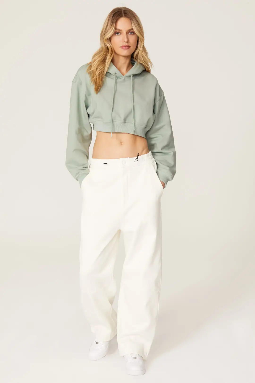 Cropped Hooded Sweatshirt | Rent the Runway