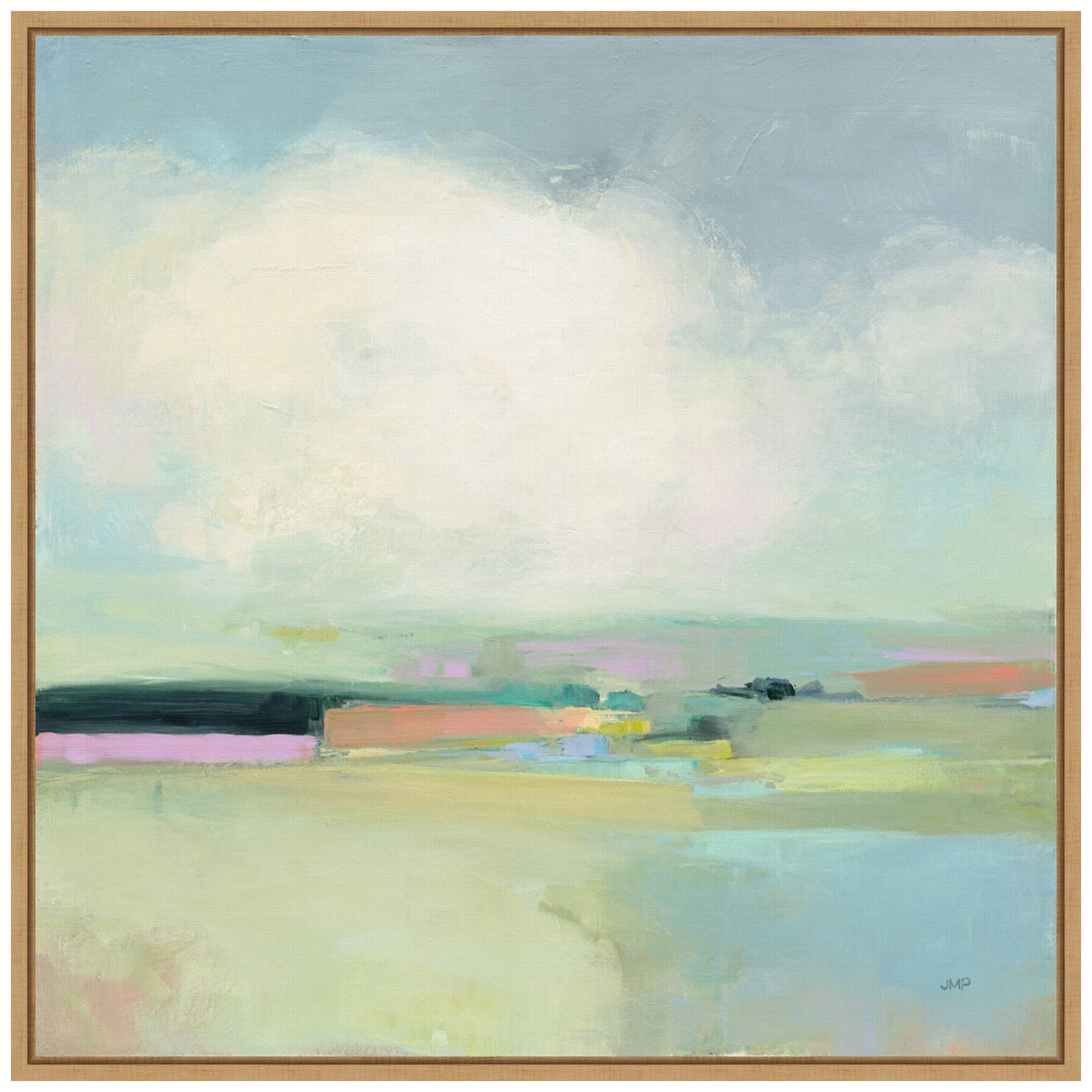 Amanti Art Framed Canvas Wall Art 22x22 Colorful Landscape by Julia Purinton, Framed Wall Art Can... | Amazon (US)