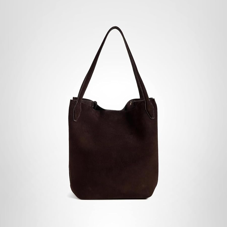 Madewell Women's The Shopper Tote in Soft Grain Suede | Amazon (US)