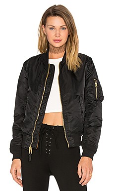 ALPHA INDUSTRIES MA-1 W Bomber in Black from Revolve.com | Revolve Clothing (Global)