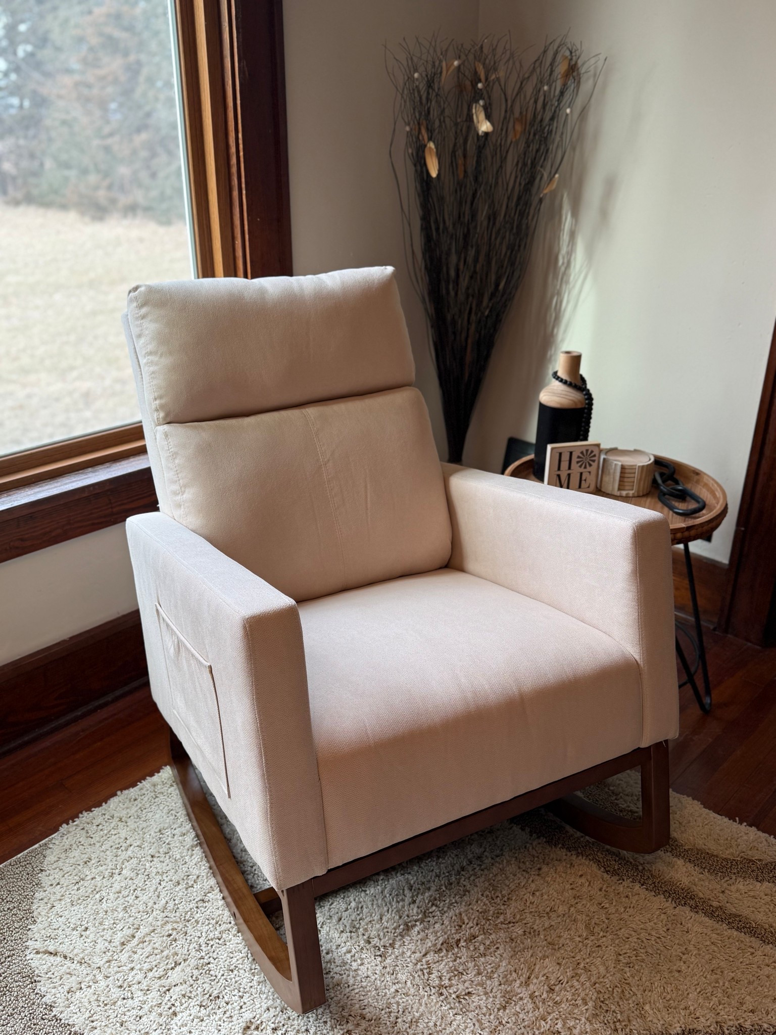 Obsessed with my new rocker in the playroom! We needed a rocking chair on the main level so bad! So excited! 

#LTKBaby #LTKHome #LTKmomlife