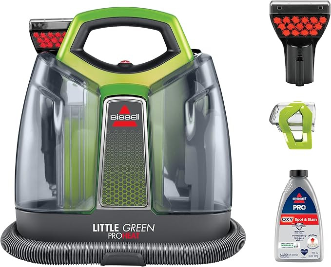 BISSELL Little Green Proheat Portable Deep Cleaner/Spot Cleaner and Car/Auto Detailer with self-C... | Amazon (US)