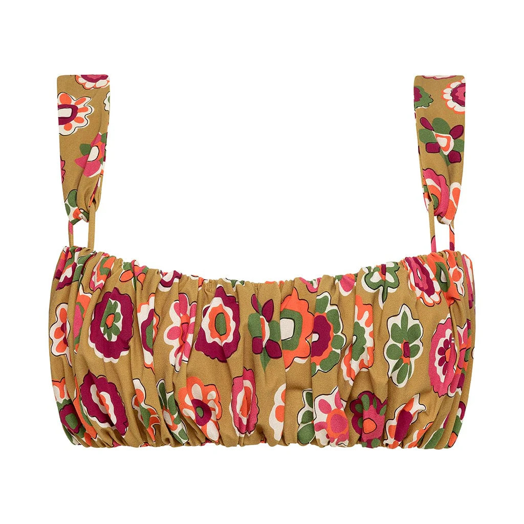 Mazzy Floral Victoria Bikini Top | Montce