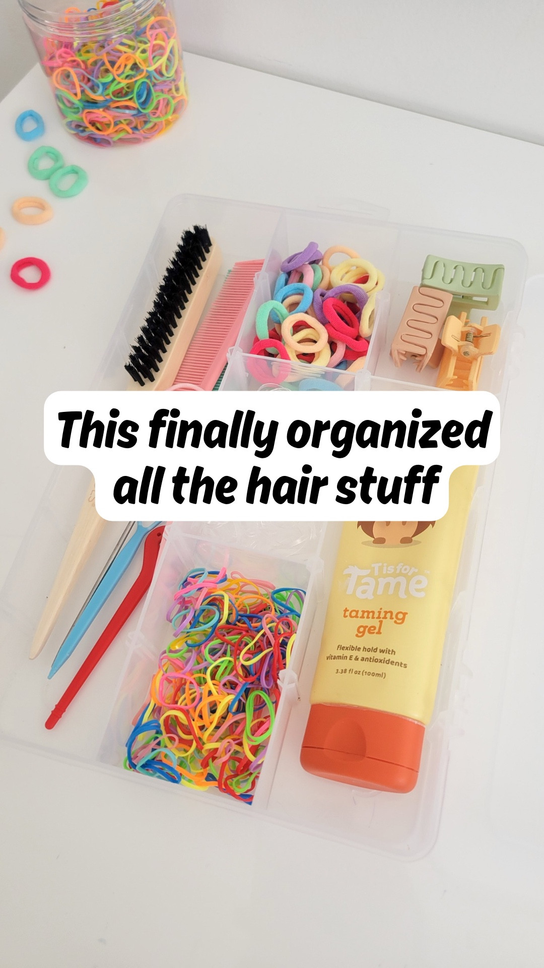 Girls hair organizer. Baby and toddler girl mom. Mom hack. Organizing. Mess free. Routine helper. Amazon finds. 

#LTKmorningroutine #LTKKids #LTKmomlife