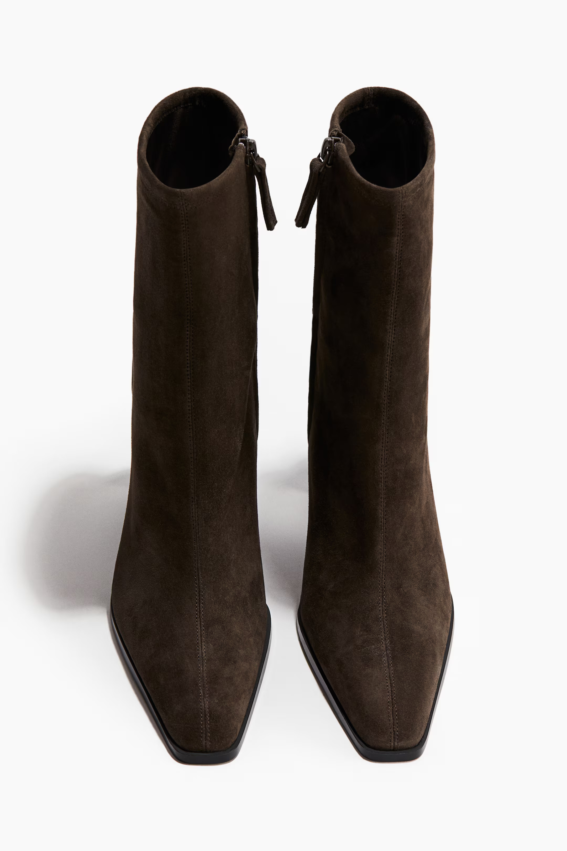 Heeled Suede Sock Boots | H&M (US + CA)